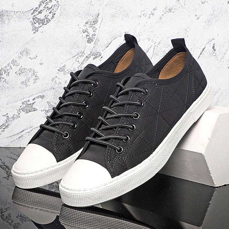 

Летние повседневные парусиновые туфли, мужские низкие белые туфли, дышащие туфли с мягкой подошвой, туфли для ленивой езды с одной педалью 38