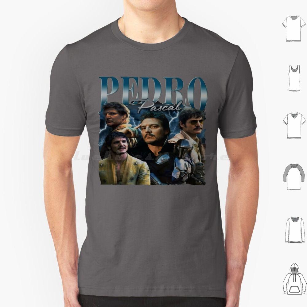 Pedro Pascal Daddy Pedro Pascal Meme I Love Timothee Chalamet Pedro Pascal Cursed Fan Collage T Shirt Cotton Men Women Diy S