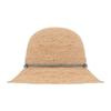 Helen Kaminski HAT50136 NASG Villa 6 Natural Seaglass Metal Logo Cloche Bucket Hat