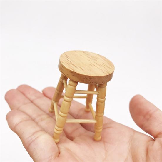 Miniature Stool Firm Beautiful Wooden Miniature Stool Birthday