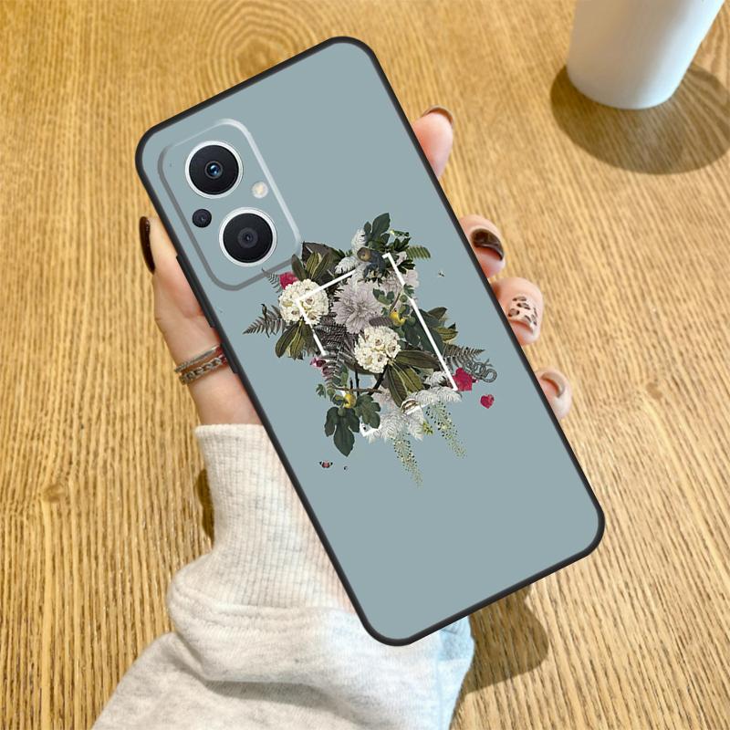 Aesthetics Flower Funda For OPPO Reno 7 8 Lite 14 F 13F 12F 11F 13 12 11 10 Pro OPPO Find X9 X8 X6 X5 Pro Case