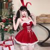 Christmas Bunny Girl COS Costume Set - Santa Claus Edition