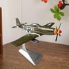 1/72 P51D Fighter Model Attack Aircraft Toy Simulation with Display Stand Airplane for Cafes