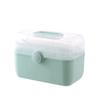 Plastic Medicine Storage Box with Handle Portable Organize Household for Indoor Outdoor Camping Organization