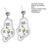 1 Paar Damenohrringe Leichte Schmelzende Uhr Design Hängeohrringe Künstlerisches Römisches Zifferblatt Muster Lange Ohrringe Schmuck Geschenk