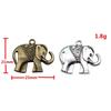 Antique Style Elephant Charms Metal Animal Pendants For DIY Jewelry Keychain Bag Accessories