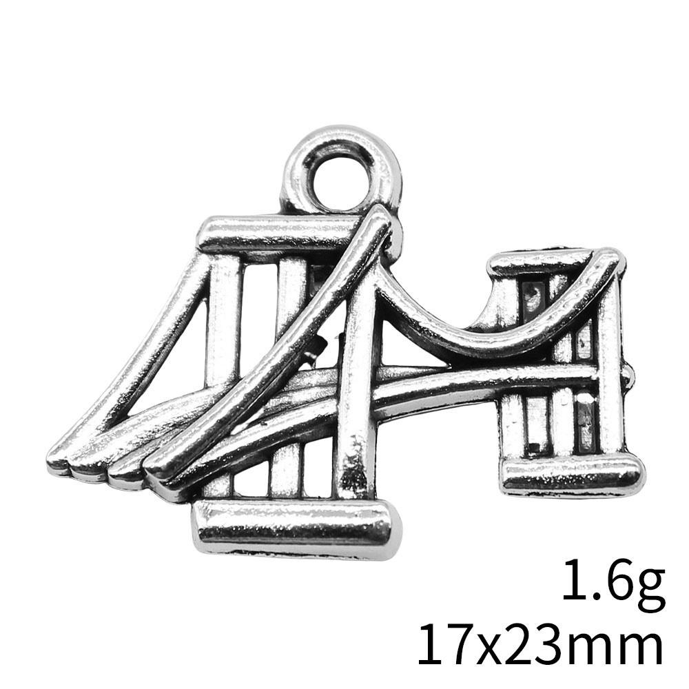 Valentine's Day Charms For Jewelry Making Travel Map Charms Pendant Ornaments For Home Pendants For Jewelry Crafting