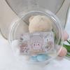 10cm Doll Clear Outdoor Doll Bag Multicolor Outdoor Doll Display Bag  Plush Doll