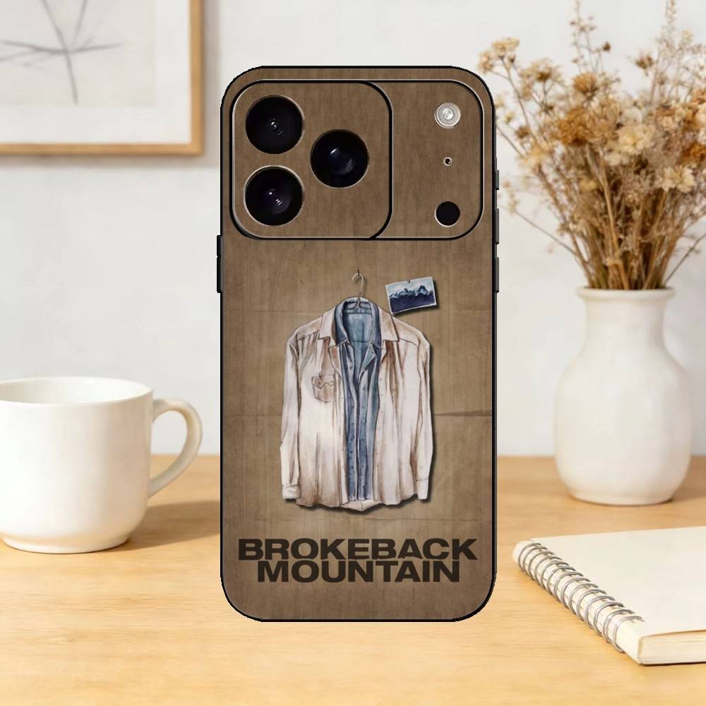 Movie B-Brokeback Mountain Phone Case Silicone Black Soft For IPhone 17,16,15,14,13,12,11,SE,Plus Pro Max