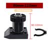 1 pz Piedino Regolabile in Altezza per Armadio Gamba Mobile per Cucina Bagno 6cm/8cm/10cm/12cm/15cm Piedini Zoccolo Armadio da Cucina