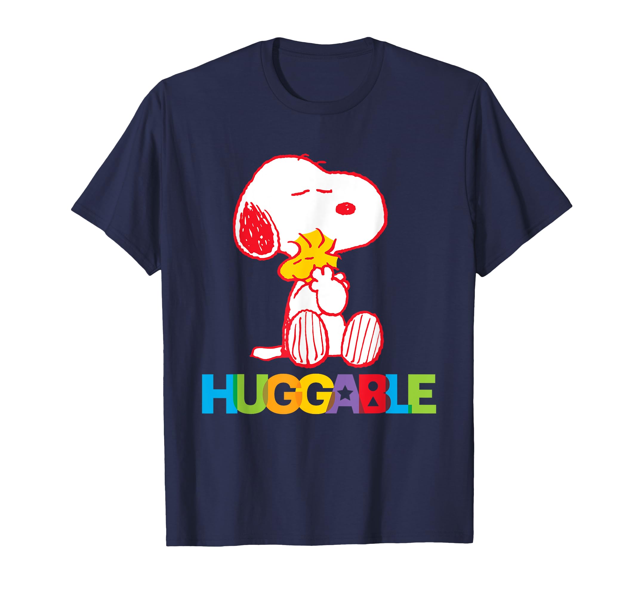 

PEANUTS Rainbow Embracing Снупи Вудсток и футболка синий