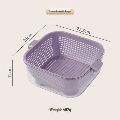 Wutuo Kitchen Dubbelskiktad Avloppskorg