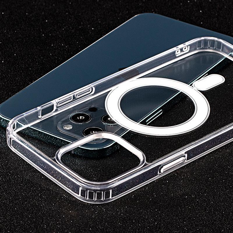Compatible iPhone 14/13 Pro Max Magnetic Transparent Case