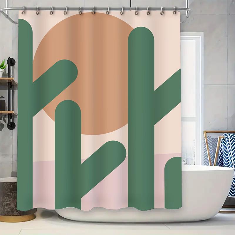 

Nature-inspired butterfly shower curtain decor with vibrant colors for bathroom interior design 3D printed waterproof polyester 90x180cm