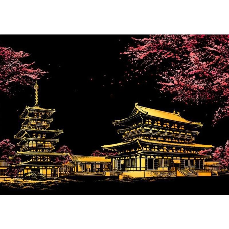 

Скретч-малювання Райдуга для дорослих Скретч-папір Скретч-малювання Домашній декор DIY Скретч-пейзажі Художні картини