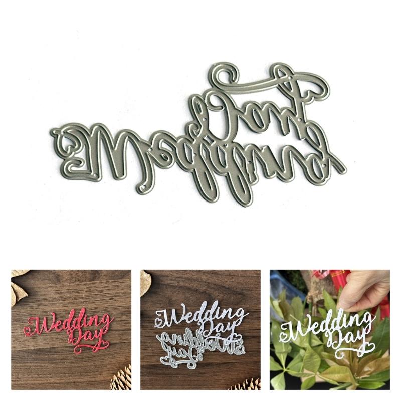 Wedding Themed Die Cut Stencils Heavy Duty Carbon Steel Cutting Dies Scrapbooking Embossing Paper Dies for Card Making