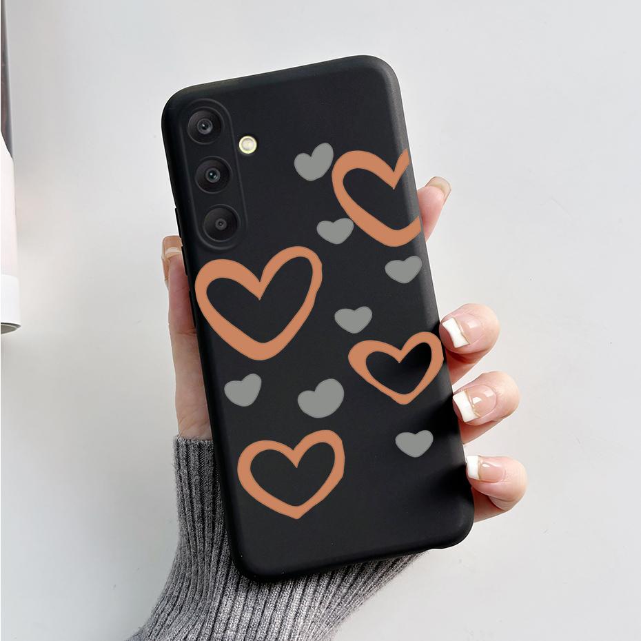For Samsung A25 5G Case SM-A256B Stylish Painted Soft Silicone Shockproof Cover For Samsung Galaxy A15 A25 A35 A55 5G 2023 Capa
