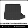 Mazda 25 EZ-60 Extended Range TPE Floor Mats & 3D All-Weather Trunk Mat with Starry Sky Blanket & Carbon Fiber Texture