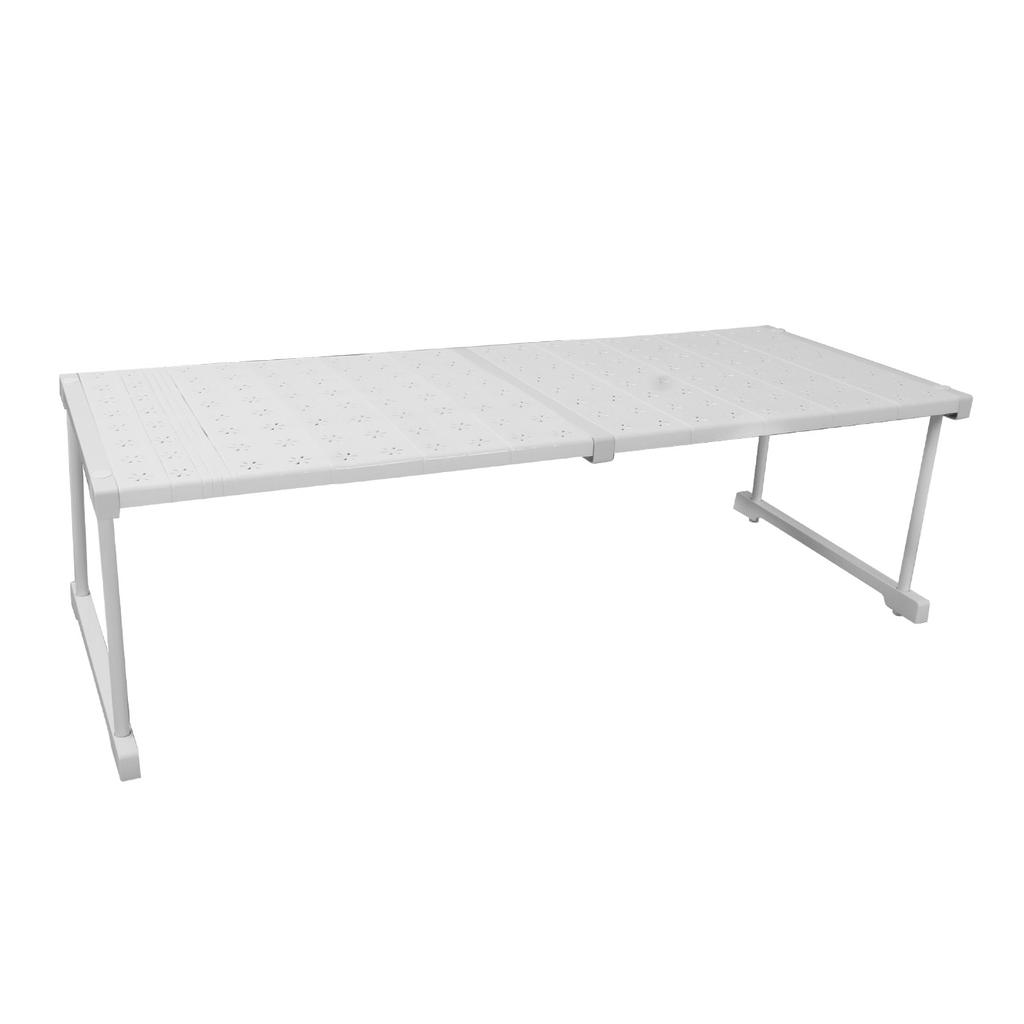 Expandable Closet Shelf Organizer Adjustable Space Saving Wardrobe Sink Tension Shelf 42cm Width