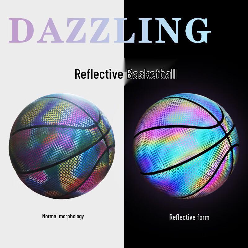 THREEHUAN Reflective Luminous Basketball