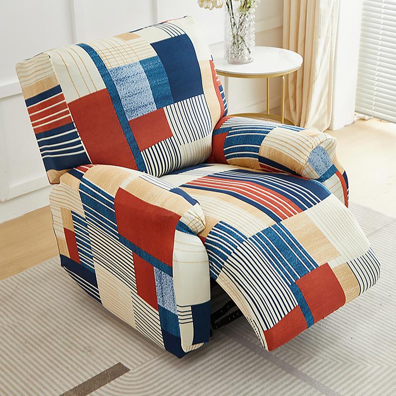 Recliner Slipcovers 4-Pieces Sofa Covers Couch Chair Cover Non Slip Reclining Furniture Protector Sofa Covers for Living Room