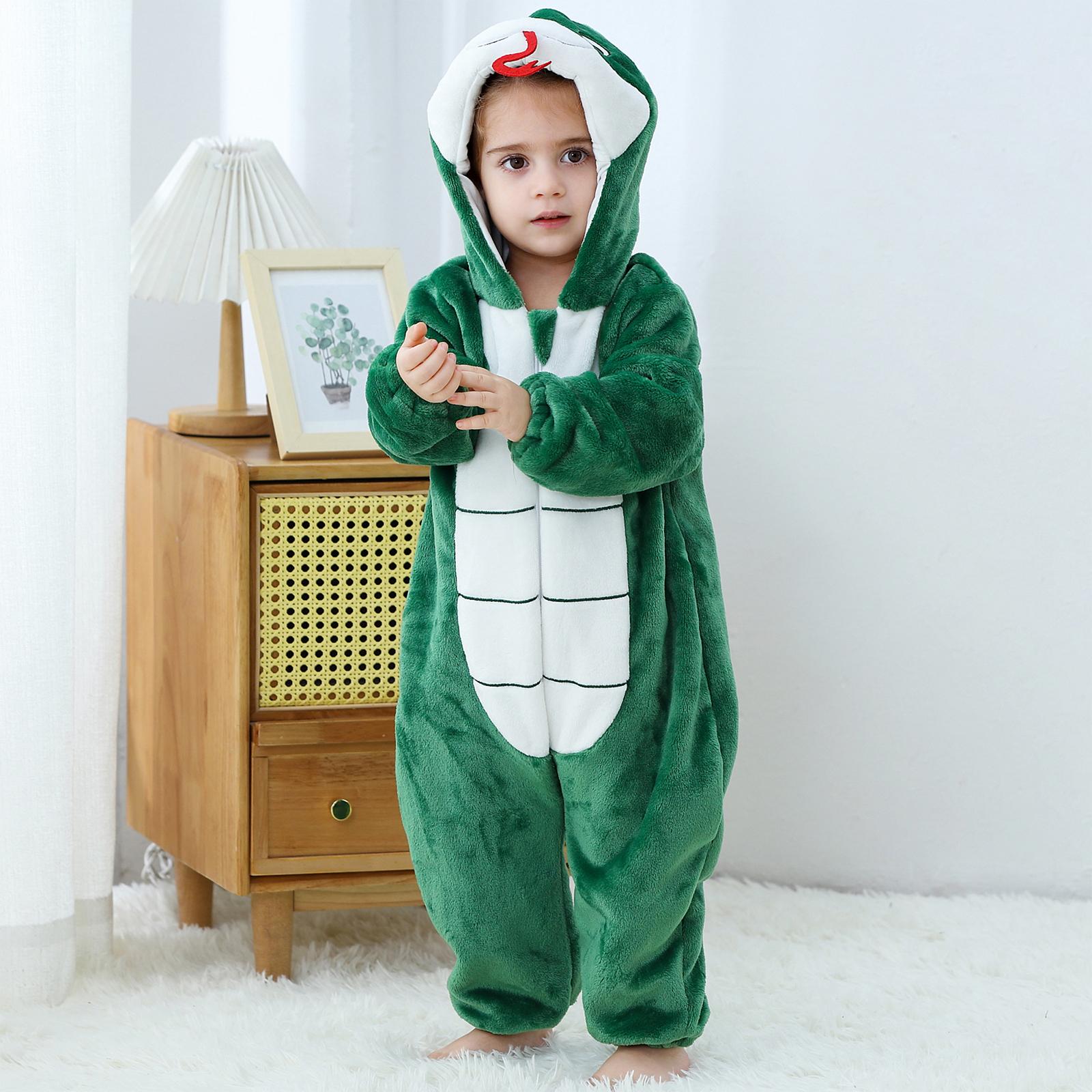 

Детский комбинезон, Теплый фланелевый комбинезон, Комбинезон для лазания в форме животного 80