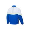 Li Ning Logo Color Block Stand Collar Sports Jacket Unisex Jacket Bright-Blue AJDT077-1