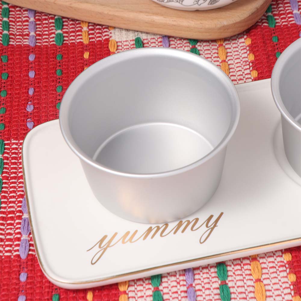 5Pcs Small Tin Nonstick Cupcakes Cup Aluminum Zinc Zinc Alloy Cake Mold Pan Eggs Tart Moulds Cake Making