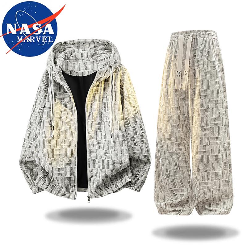 NASA MARVEL Men's Hooded Casual Jacket