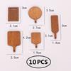Christmas Wooden Elf Fairy Door Kit Tiny with Christmas Decoration Accessories for Mini House Furniture Christmas Decoration