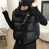 Anti-lamb Wool Cotton Vest Lapel Sleeveless Cotton Clothes Vest Women's Short Autumn and Winter New Leather Vest