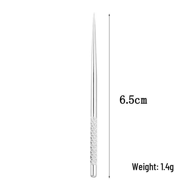 Portable 304 Stainless Steel Toothpick Set with Storage Tube for Oral Care