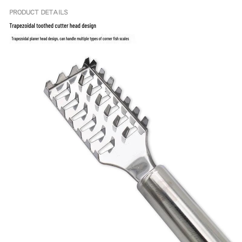 Multifunctional Stainless Steel Fish Scale Scraper for Easy Descaling