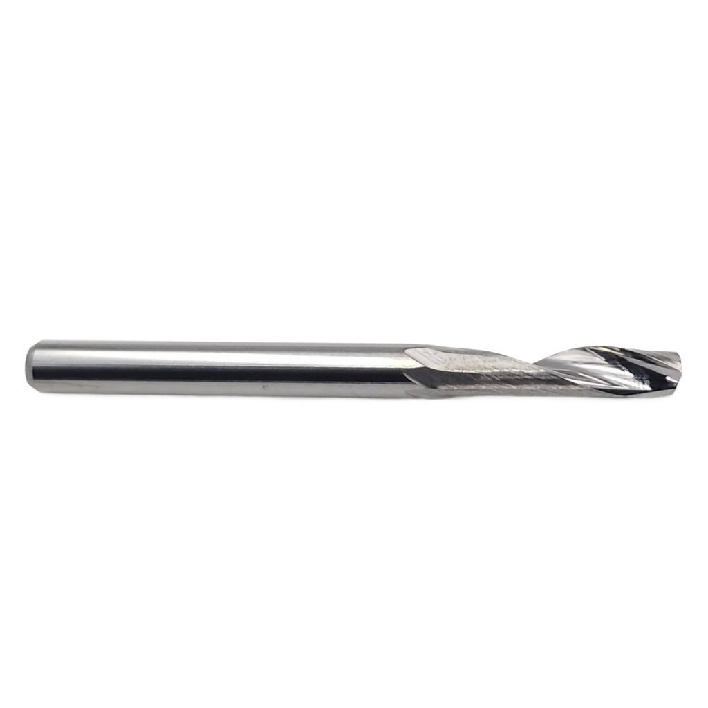 Solid Carbide Milling Cutter 1 Flute For Aluminum 3.175 X 12 X 38 Mm