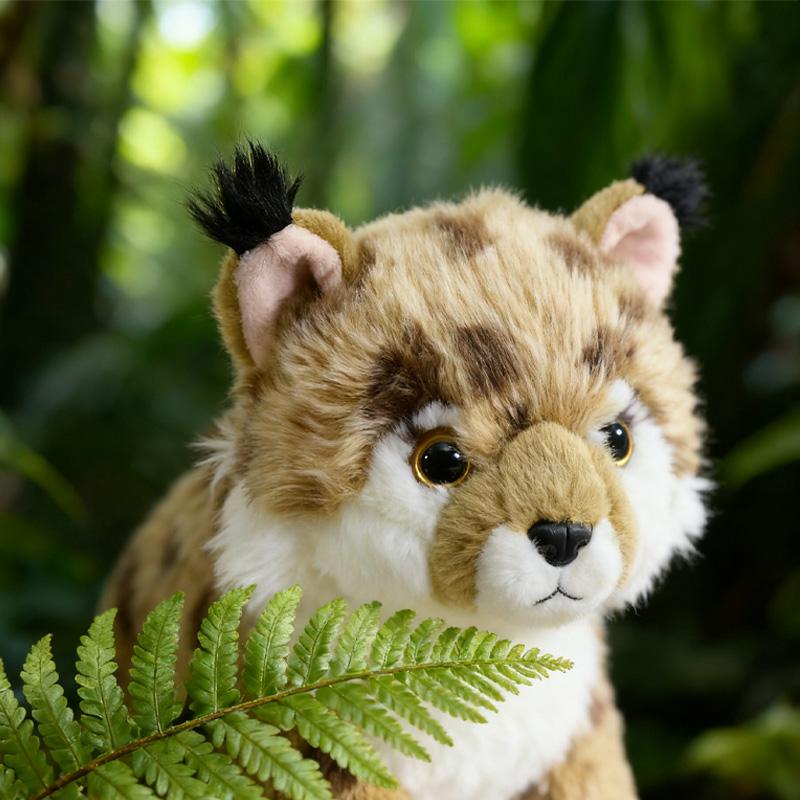 Jouets Peluches Léopard Jaune Kawaii Poupées Animales Réalistes Amusantes Peluche Douce Respectueuse de la Peau Ornements Anniversaire pour Enfants