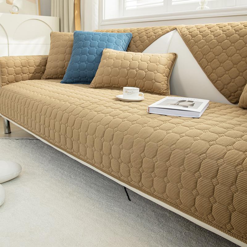 Winter Corduroy New Sofa Cushion Thickened Sofa Cover Simple Four-Season Universal Non-Slip Seat Cushion Sub-Cover Cloth Towel