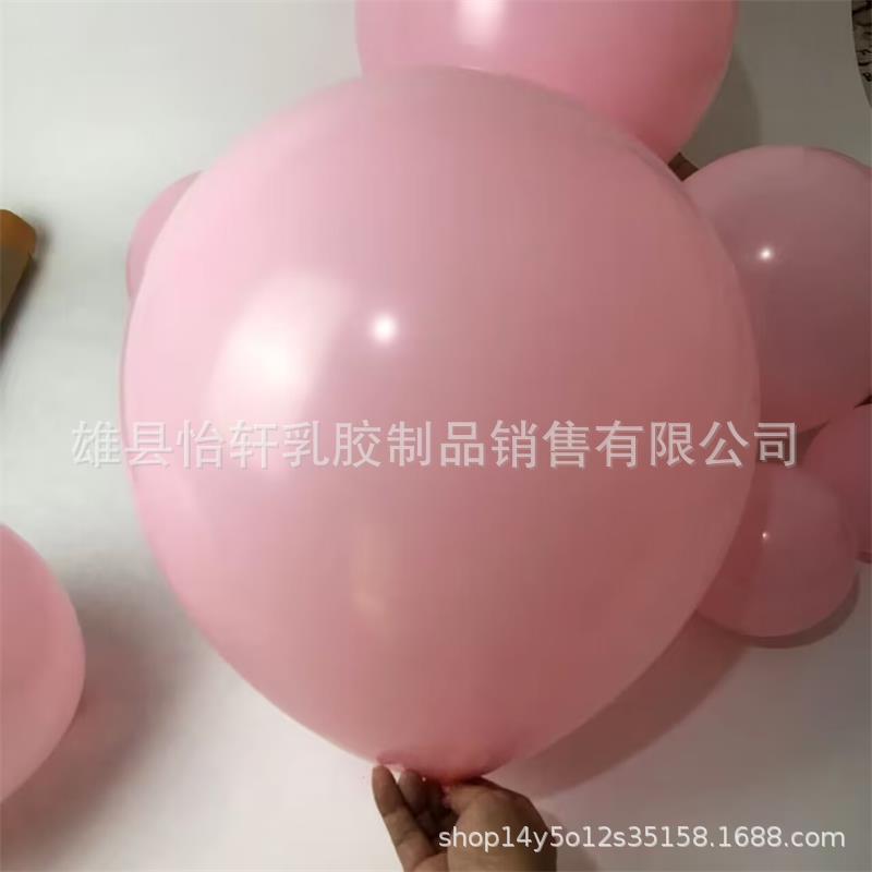 Soft Pink Matte Balloons In 5, 10, 12, 18, 36 Inch Sizes for Decoration, Flesh Pink Series