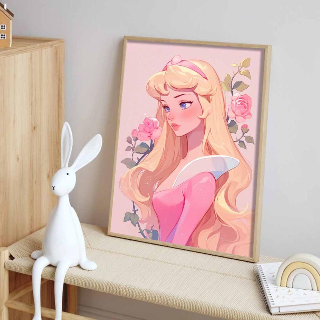 DIY Diamond Painting Beautiful Princess Cross Stitch Kit Mosaic Art Diamond Painting Full Circle Diamond Home Decoration