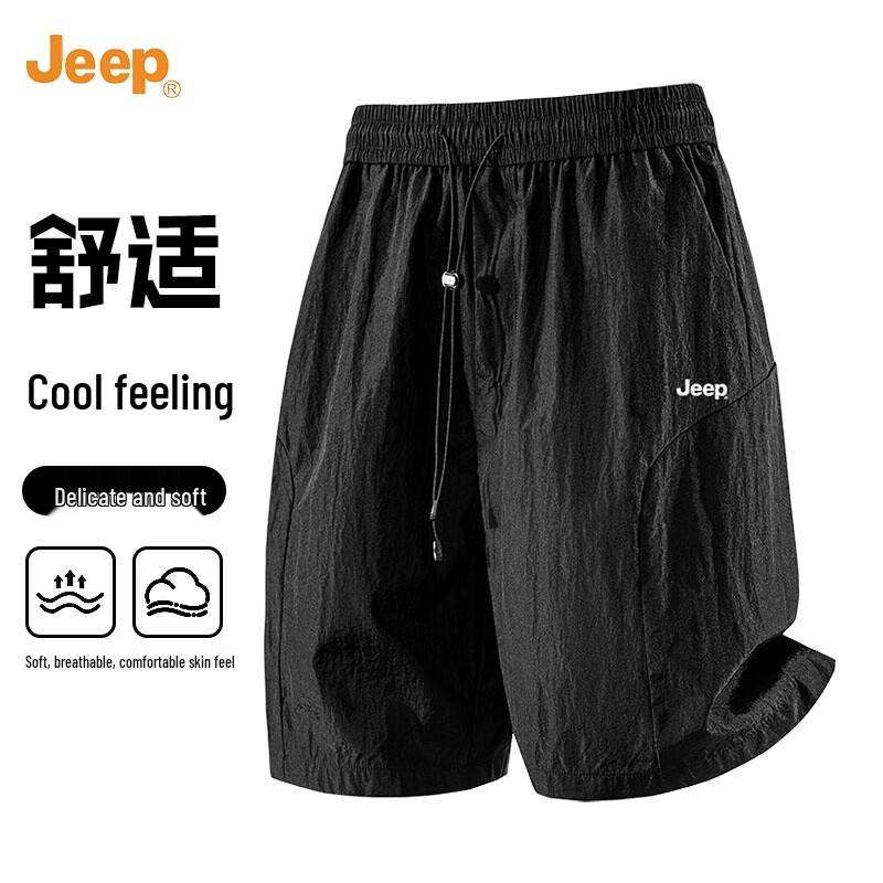 JEEP Men s Ice Silk Cooling Casual Shorts M
