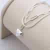 Women's Fashion Accessory Daily Double-Line Heart Bracelet