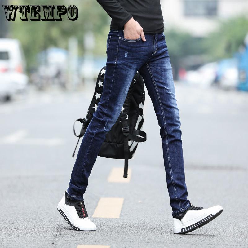 Męskie jeansy Wiosna i Lato Jeansy w kolorze przydymionego szarego Nowe Luźne Proste Spodnie Codzienne Wszechstronne Spodnie Męskie