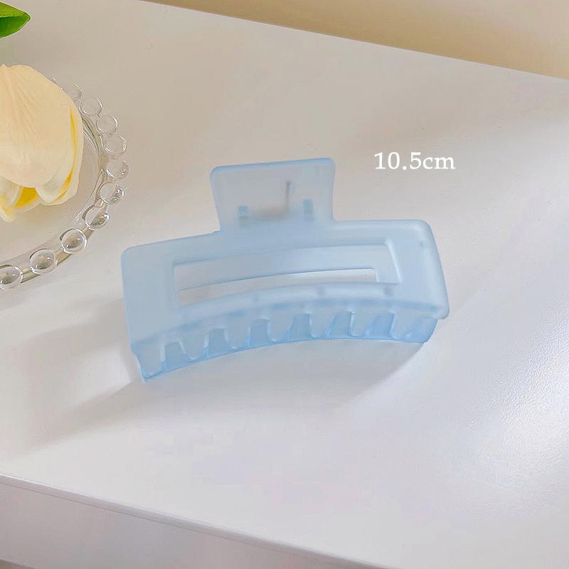 Korean Girls Jelly Acrylic Hair Claw Geometric Crab Hair Clips for Women Large Size Hairpin Shark Clips Summer Hair Accessories