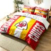 Juego de Funda Nórdica de 3 Piezas Kansas City Chiefs Sencillo Moderno Juego de Ropa de Cama Resistente a las Arrugas Tejido Suave Uso en Todas las Estaciones un regalo perfecto