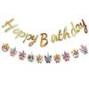 Pet Birthday Party Decoration Birthday Flag Dog Cat Party Decoration Banner