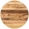 Vidaxl Tabletop, Ø 90X2.5 Cm, Round, Raw Solid Mango Wood