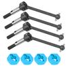 CVD Metal Drive Shaft Transmission Axle with Adapter for Sakura D3 XIS S TB03 TB03D TB03RBlue