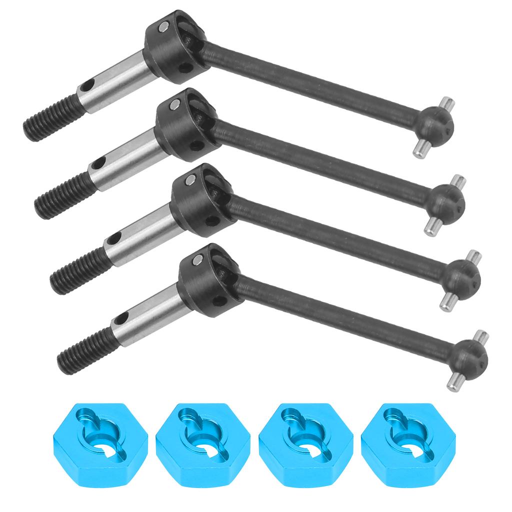 CVD Metal Drive Shaft Transmission Axle with Adapter for Sakura D3 XIS S TB03 TB03D TB03RBlue