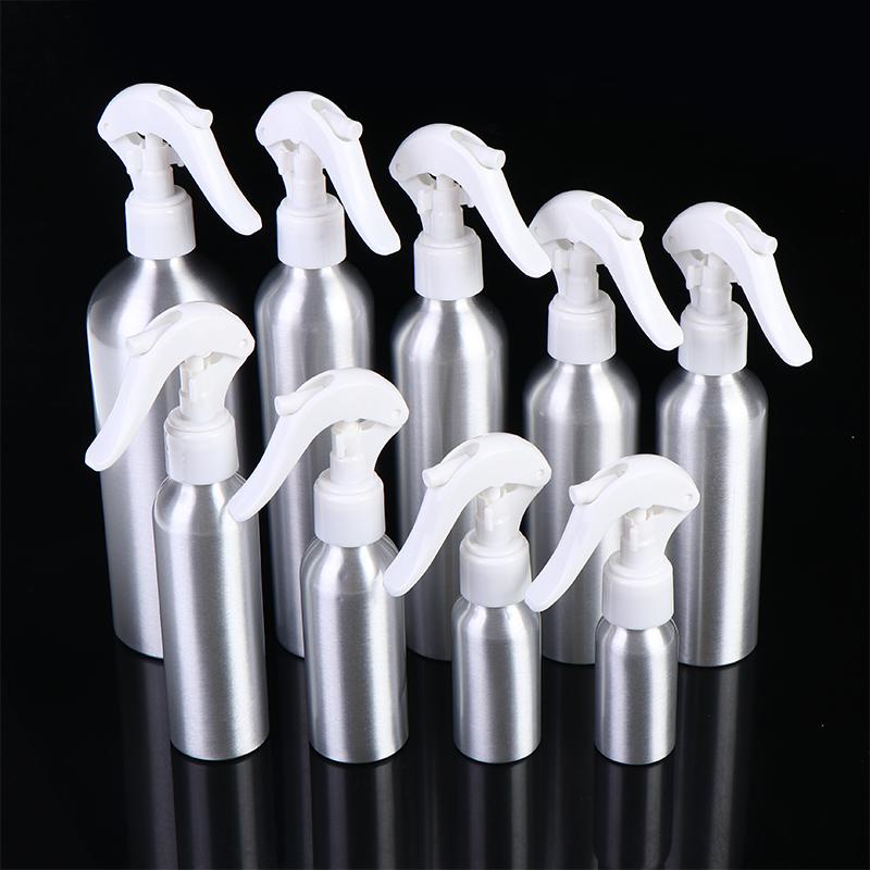1Pcs 30-500Ml Aluminum Bottle Empty Spray Bottles Pump Sprayer Fine Mist Spray Refillable Bottles Water Spray Bottle Sprinkler