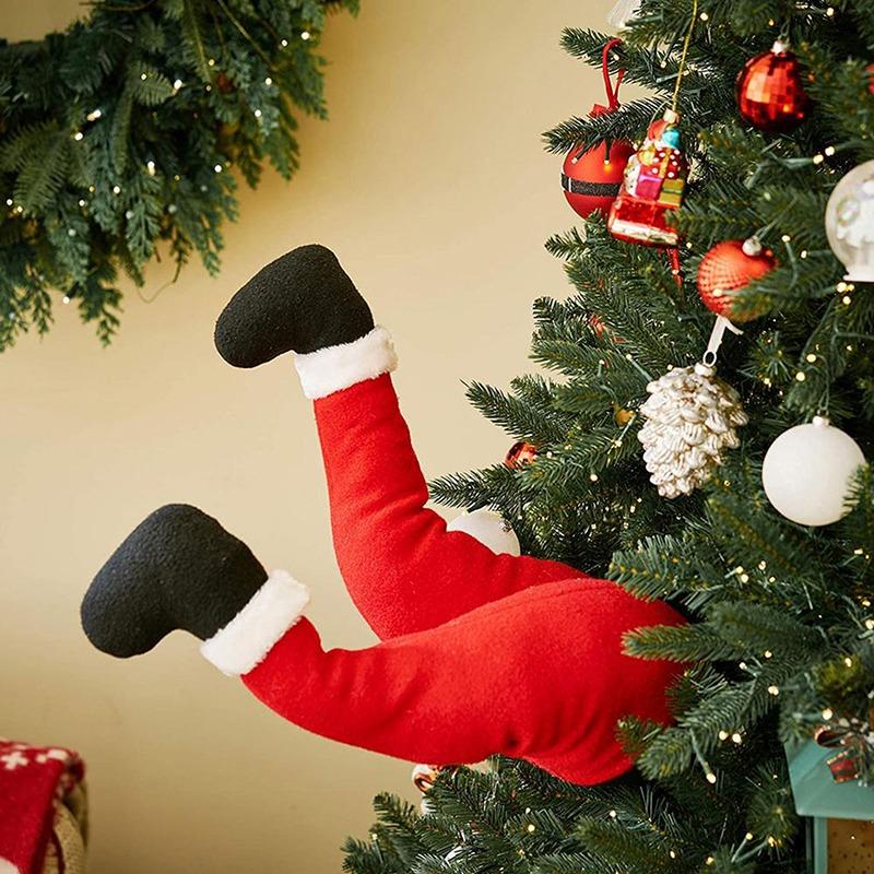 Cute Hugs The Tree Doll Santa Claus Snowman Christmas Tree Ornament Festive Decor Noel Atmosphere Cloth Xmas New Year 2025