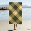 Schottisches Tartan-Muster Strandtuch für Kinder Badetuch Handtuch für den Pool Urlaubsgeschenk Picknicktuch Partygeschenk